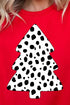 Dalmatian Spots Christmas Tree Unisex NuBlend Crew Sweatshirt