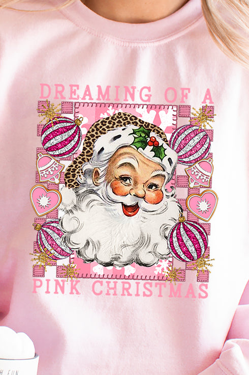 Dreaming Of A Pink Christmas Unisex NuBlend Crew Sweatshirt