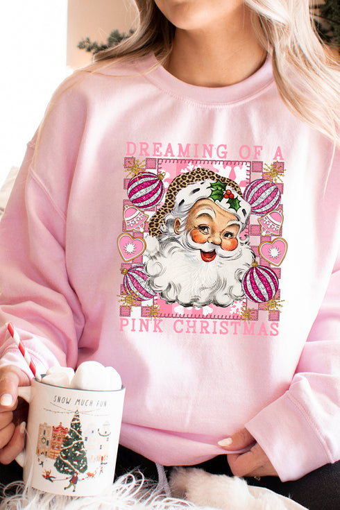 Dreaming Of A Pink Christmas Unisex NuBlend Crew Sweatshirt