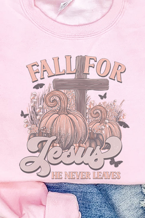 Fall For Jesus Unisex NuBlend Crew Sweatshirt