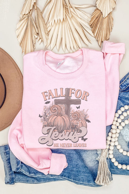 Fall For Jesus Unisex NuBlend Crew Sweatshirt