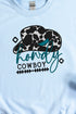 Faux Embroidery Howdy Cowboy Transfer Unisex NuBlend Crew Sweatshirt