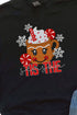 Faux Embroidery 'Tis The Season Transfer Unisex NuBlend Crew Sweatshirt