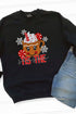 Faux Embroidery 'Tis The Season Transfer Unisex NuBlend Crew Sweatshirt