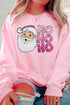 Faux Sequin Ho Ho Ho Santa Transfer Unisex NuBlend Crew Sweatshirt