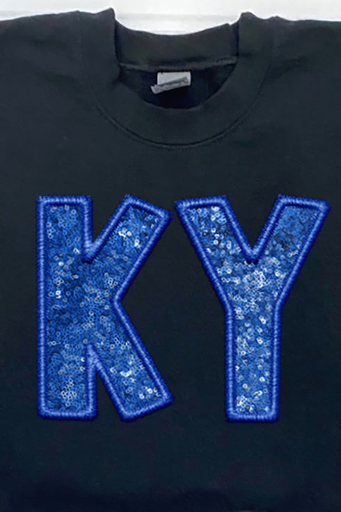 Faux Sequin KY Transfer Unisex NuBlend Crew Sweatshirt