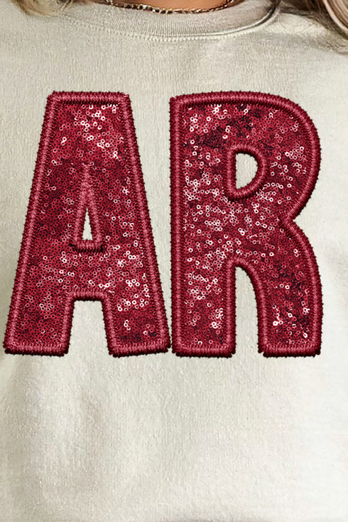 Faux Sequin AR Transfer Unisex NuBlend Crew Sweatshirt