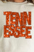 Faux Sequin Tennessee Transfer Unisex NuBlend Crew Sweatshirt