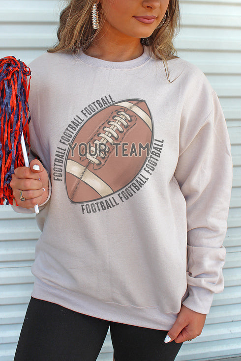 Football Pride-Your Team Unisex NuBlend Crew Sweatshirt
