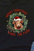 From The Farm Merry Christmas Unisex NuBlend Crew Sweatshirt