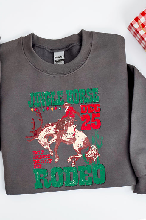 Jingle Horses Rodeo Unisex NuBlend Crew Sweatshirt