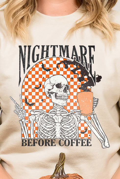 Nightmare Before Coffee Unisex NuBlend Crew Sweatshirt