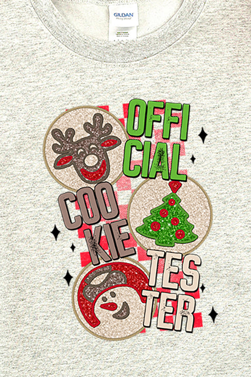 Official Cookie Tester Christmas Unisex NuBlend Crew Sweatshirt