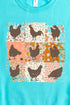 Patchwork Chickens Unisex NuBlend Crew Sweatshirt