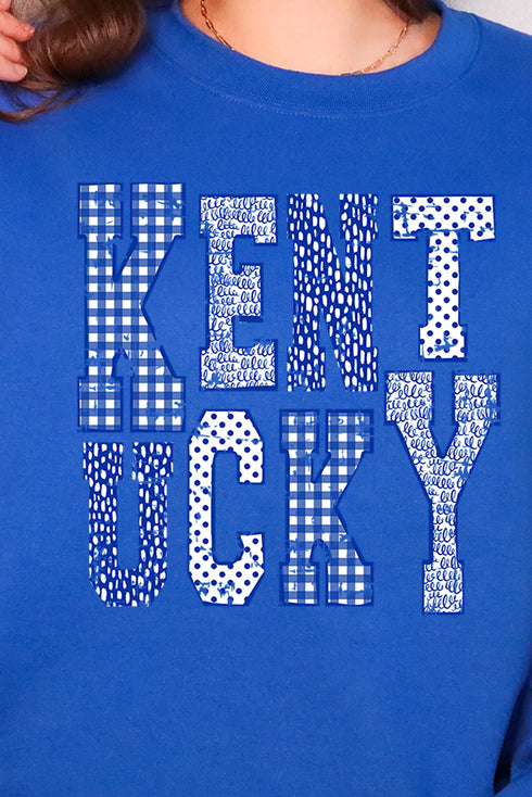 Patchwork Kentucky Unisex NuBlend Crew Sweatshirt