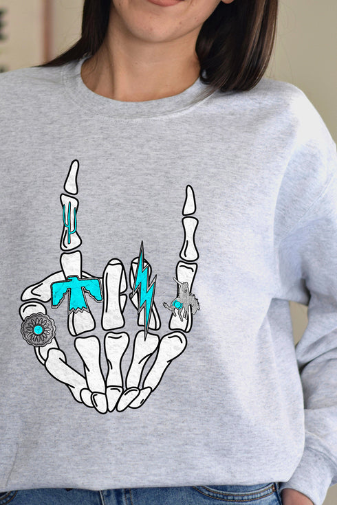 Rockin' Turquoise Unisex NuBlend Crew Sweatshirt