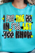 I Put The No In I'll Let You Know Unisex NuBlend Crew Sweatshirt
