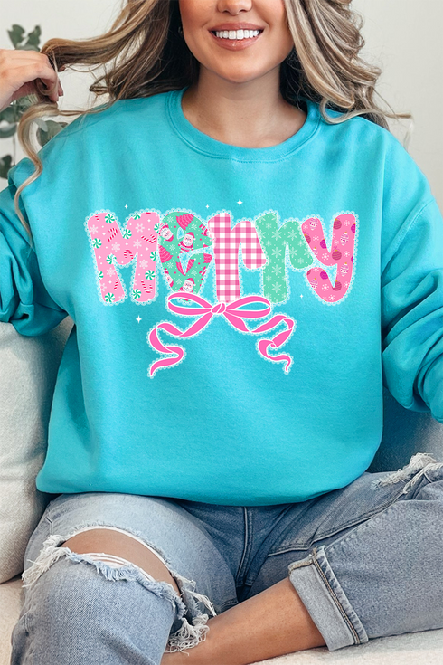 Merry In Lace Unisex NuBlend Crew Sweatshirt