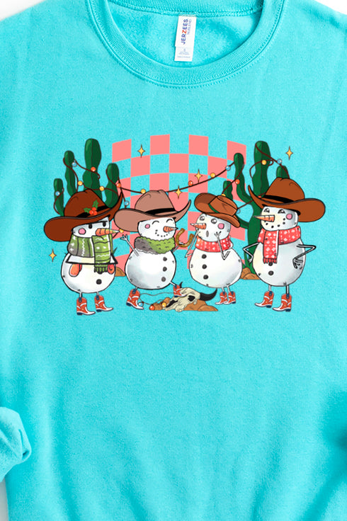 Snow Country Western Christmas Unisex NuBlend Crew Sweatshirt