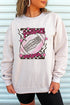 Stars And Bolt Football Mama Unisex NuBlend Crew Sweatshirt