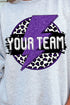 Team Strike Purple and Black Unisex NuBlend Crew Sweatshirt