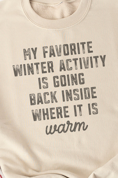 Warm Winter Activity Unisex NuBlend Crew Sweatshirt