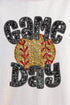Game Day Softball Faux Sequin Transfer Unisex NuBlend Crew Sweatshirt