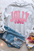 Jolly Vibes Pink Unisex NuBlend Crew Sweatshirt