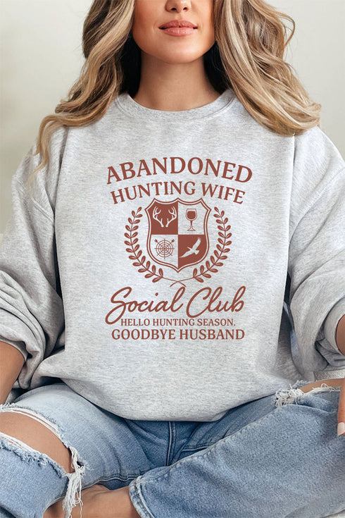 Abandoned Hunting Wives Social Club Unisex NuBlend Crew Sweatshirt