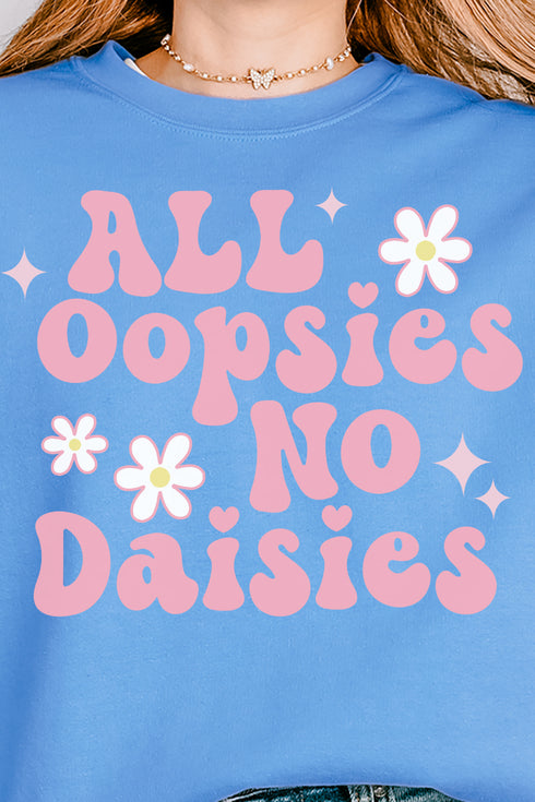 All Oopsies No Daisies Unisex NuBlend Crew Sweatshirt