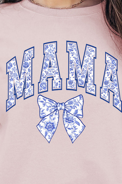 Arched Mama Blue Chinoiserie Unisex NuBlend Crew Sweatshirt