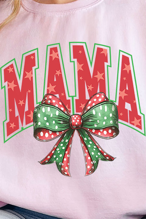 Arched Red And Green Mama Unisex NuBlend Crew Sweatshirt
