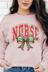Arched Red and Green Nurse Unisex NuBlend Crew Sweatshirt