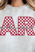 Arkansas Checkered Unisex NuBlend Crew Sweatshirt