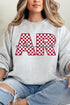 Arkansas Checkered Unisex NuBlend Crew Sweatshirt