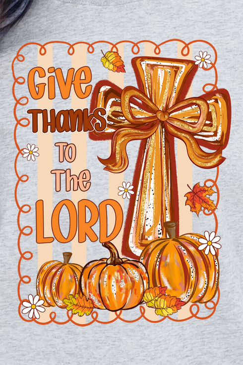 Coquette Cross Give Thanks Unisex NuBlend Crew Sweatshirt