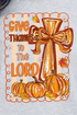Coquette Cross Give Thanks Unisex NuBlend Crew Sweatshirt