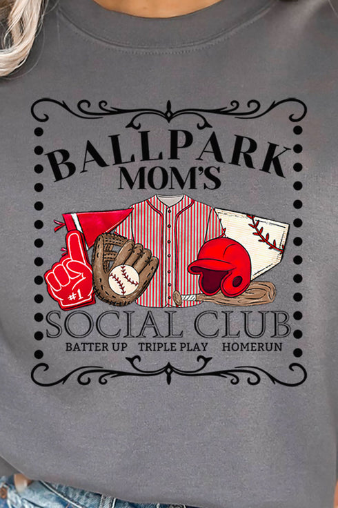 Ballpark Moms Social Club Unisex NuBlend Crew Sweatshirt