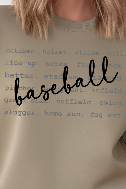 Baseball All The Things Unisex NuBlend Crew Sweatshirt