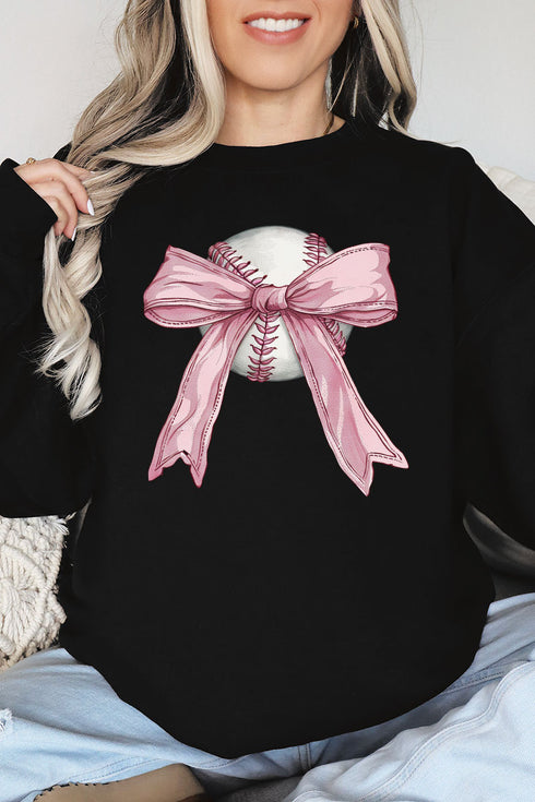 Baseball Bow Unisex NuBlend Crew Sweatshirt