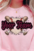 Baseball Home Plate Maroon And Black Unisex NuBlend Crew Sweatshirt