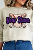 Baseball Home Plate Purple And Black Unisex NuBlend Crew Sweatshirt