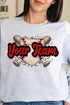 Baseball Home Plate Red And Black Unisex NuBlend Crew Sweatshirt