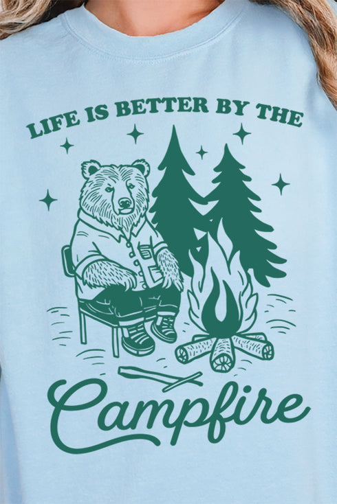 Beary Better By The Campfire Unisex NuBlend Crew Sweatshirt