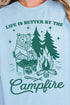 Beary Better By The Campfire Unisex NuBlend Crew Sweatshirt