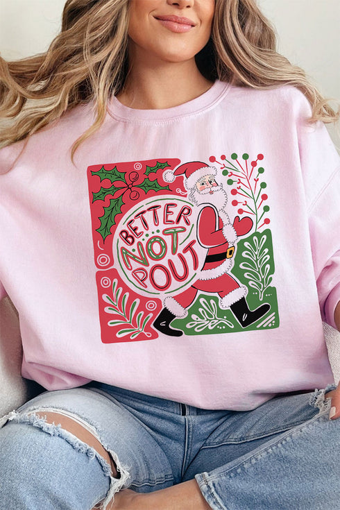 Better Not Pout Boho Doodle Unisex NuBlend Crew Sweatshirt
