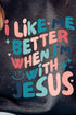 Better With Jesus Unisex NuBlend Crew Sweatshirt