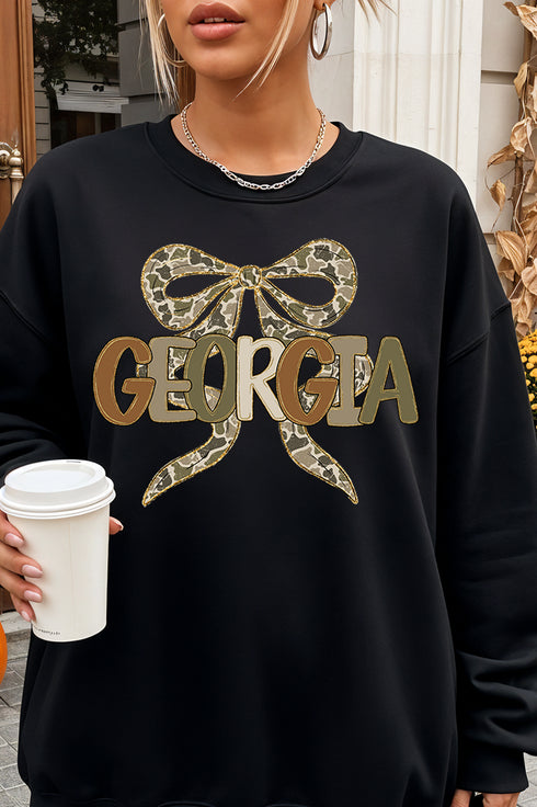 Sweet Home Camo Georgia Unisex NuBlend Crew Sweatshirt