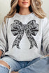 Black Lace Bow Unisex NuBlend Crew Sweatshirt