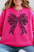 Black Lace Bow Unisex NuBlend Crew Sweatshirt